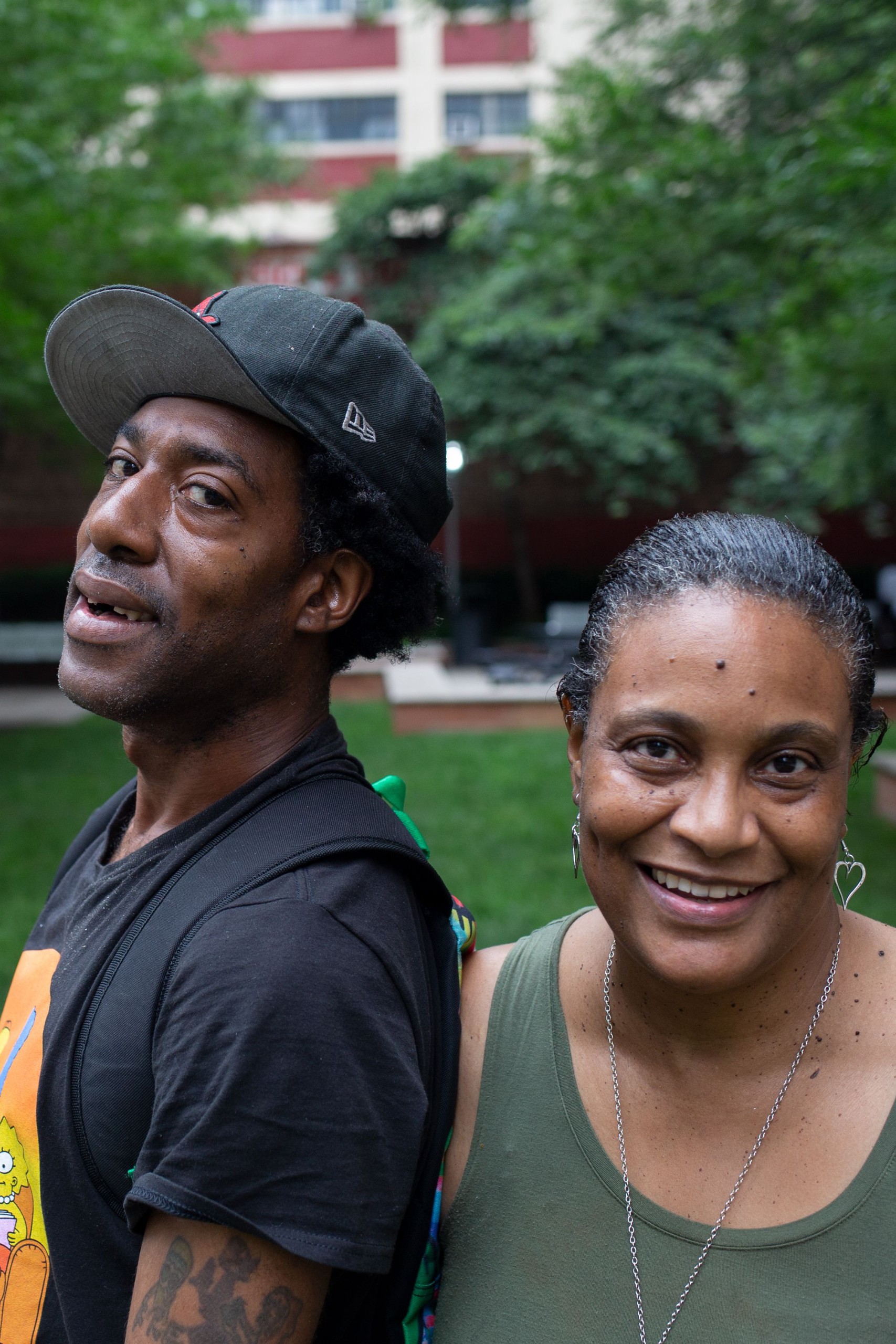 Clarissa Crader sold her Brooklyn home to help support her son, Justin Campbell, while he struggles with schizophrenia, June 27, 2022.