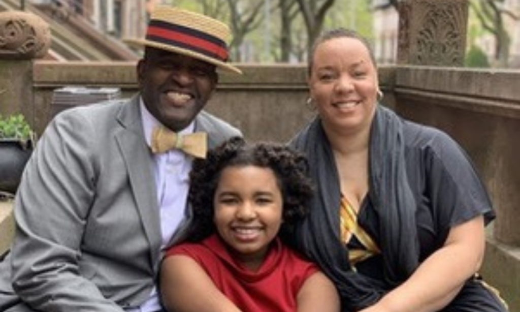 Lloyd Porter with his family