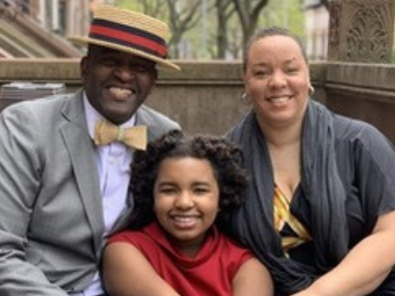 Lloyd Porter with his family